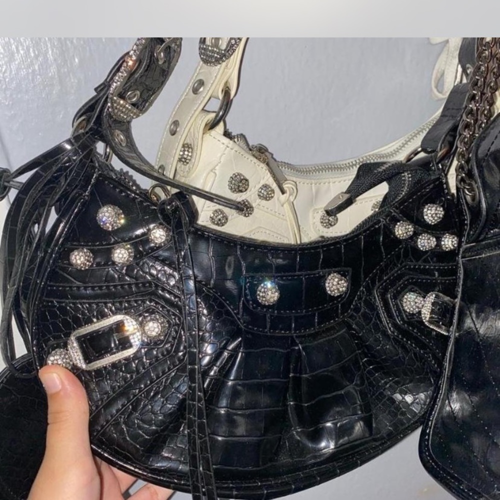 Black bag with diamond new